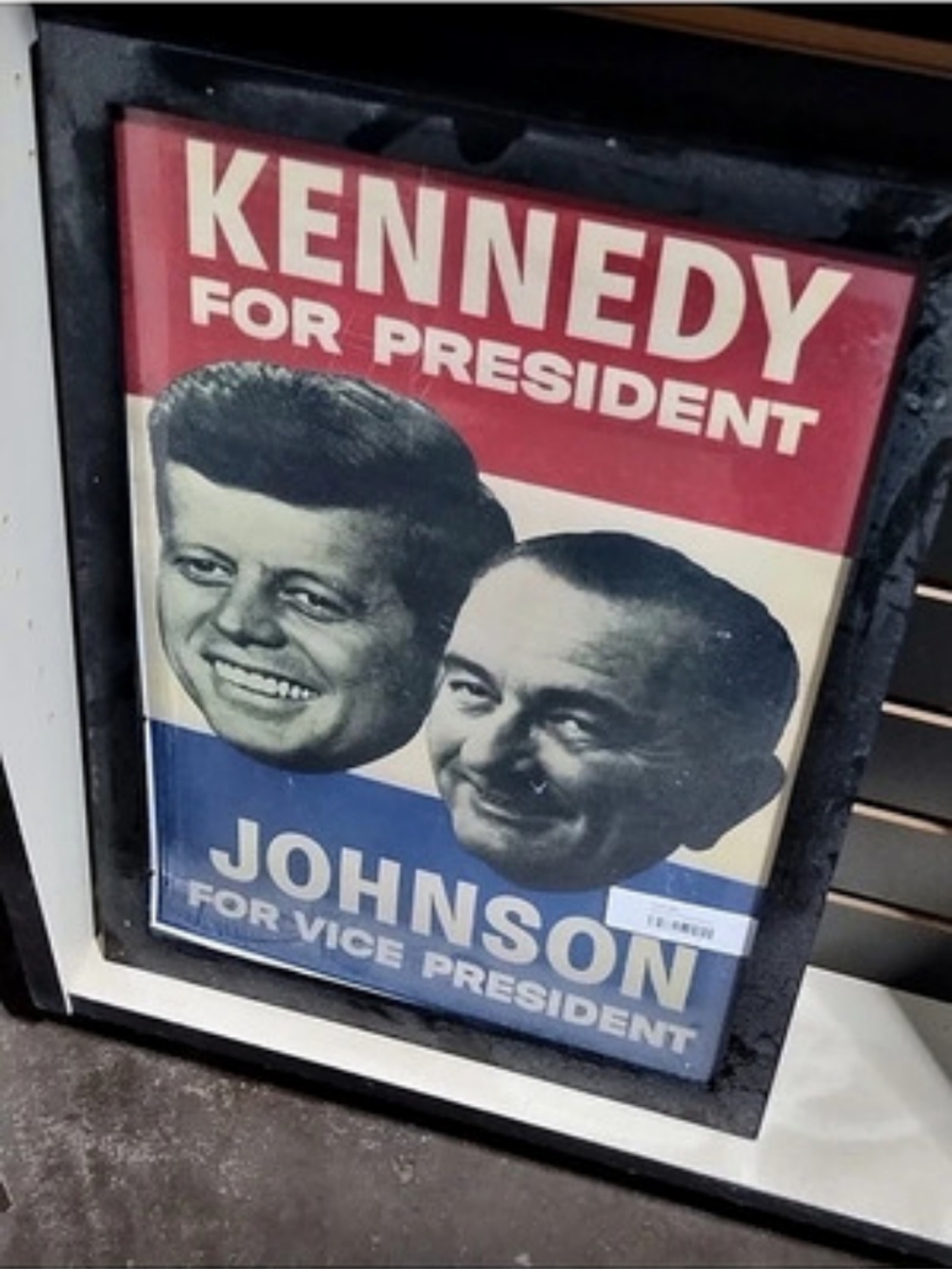 Kennedy for President / Johnson for Vice President 1960 Campaign Poster